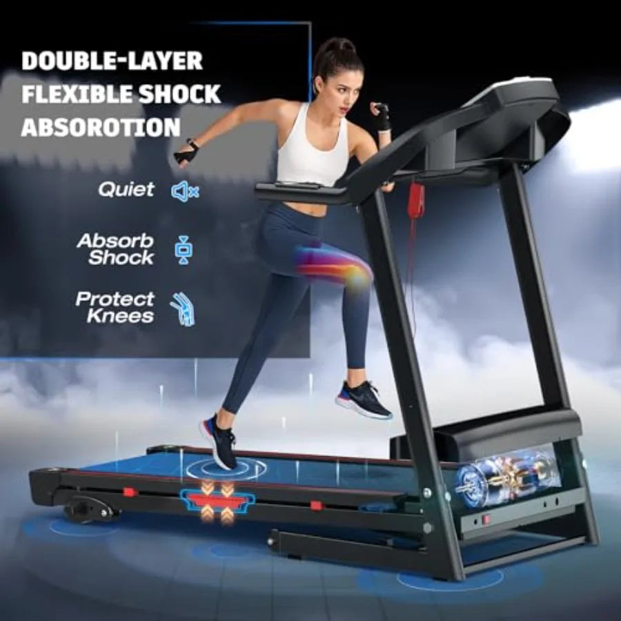 Shock Absorbant Incline Treadmill