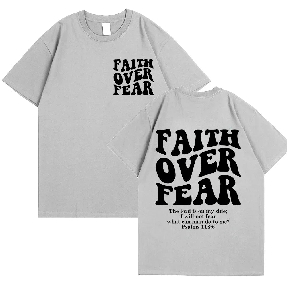 'Faith Over Fear' Graphic Tees (Christian Apparel)