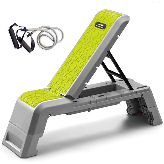 Multifunctional Adjustable Dumbbell Bench Deck w/Cable Workout