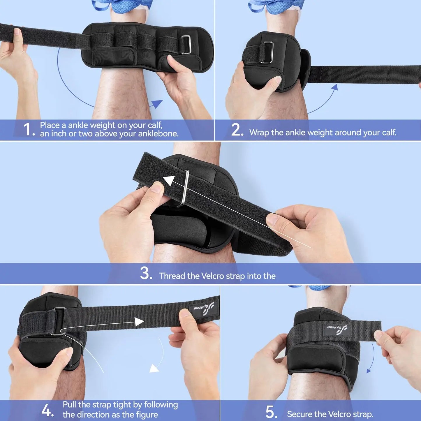 Adjustable Wrist/Ankle Weights