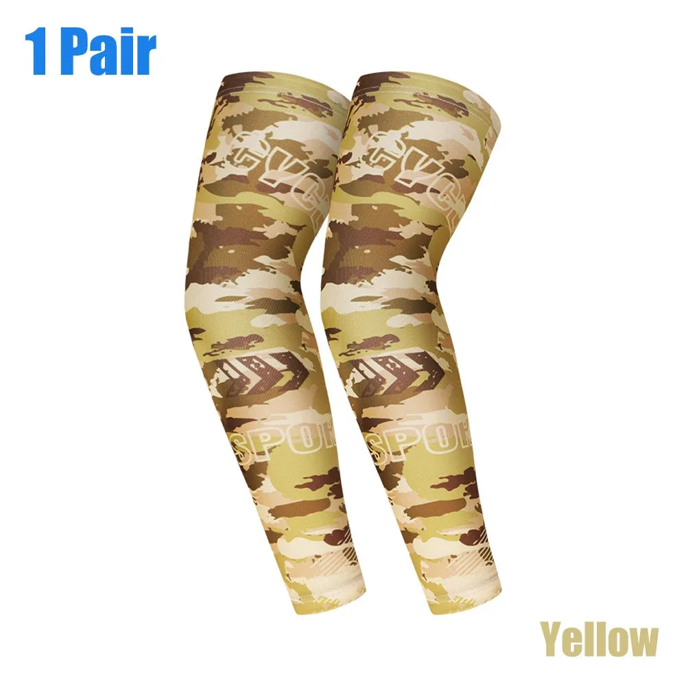 Unisex Camo-Print Arm Sleeves (1 Pair)