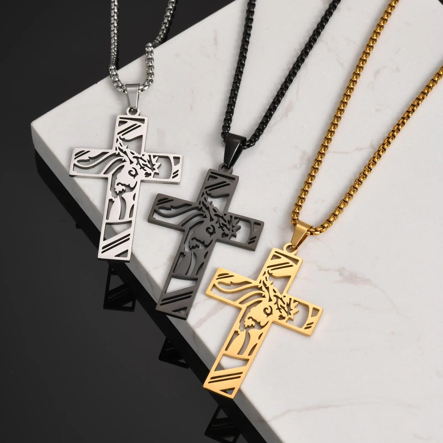 Fashion Cross Pendant Necklace