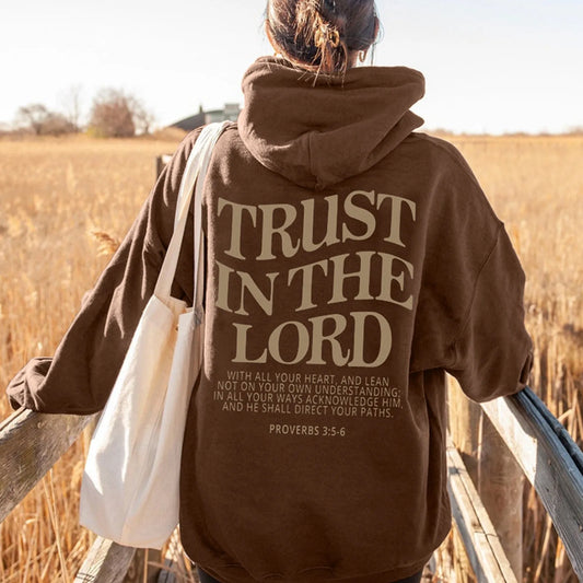 'Trust In The Lord' Pullover Hoodie (Christian Apparel)