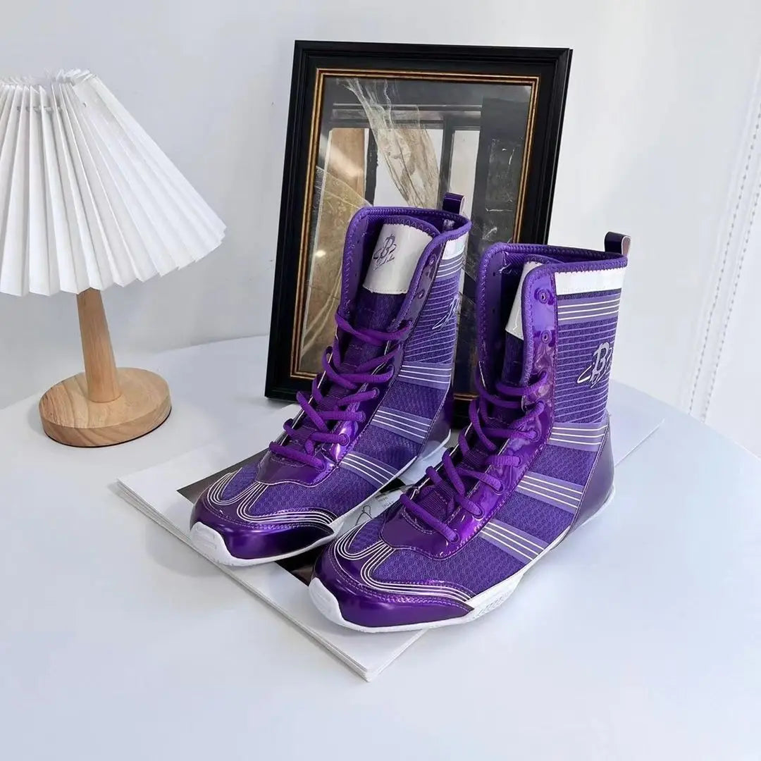 Vibrant Professional Boxing/Wrestling Shoes #3
