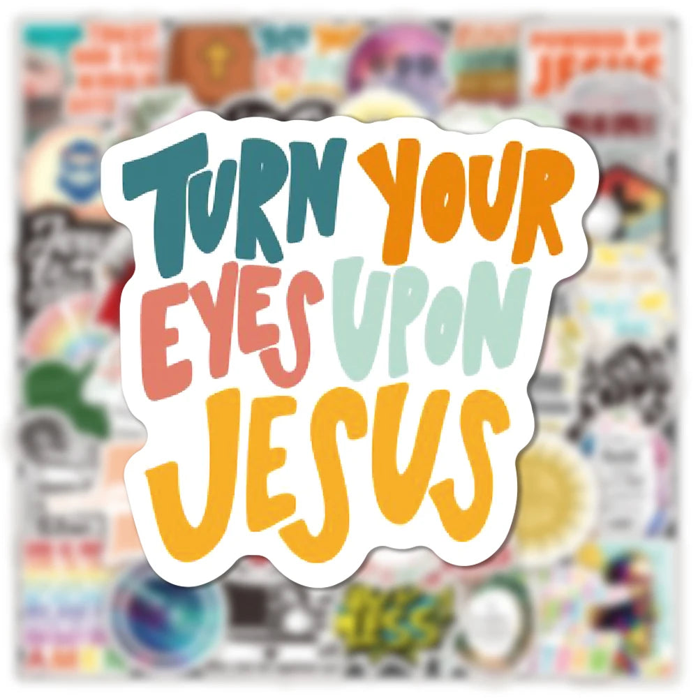 Christian Graffiti Decal Stickers (50 pcs)