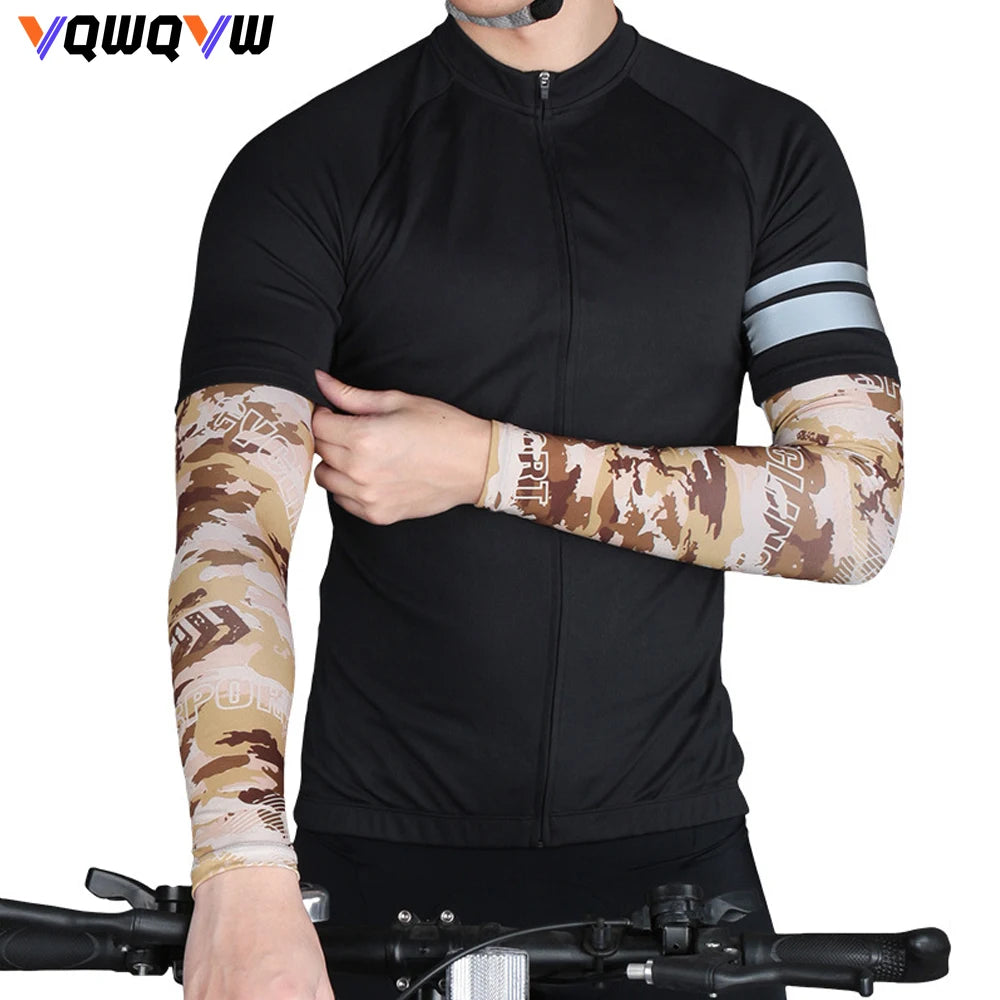Unisex Camo-Print Arm Sleeves (1 Pair)