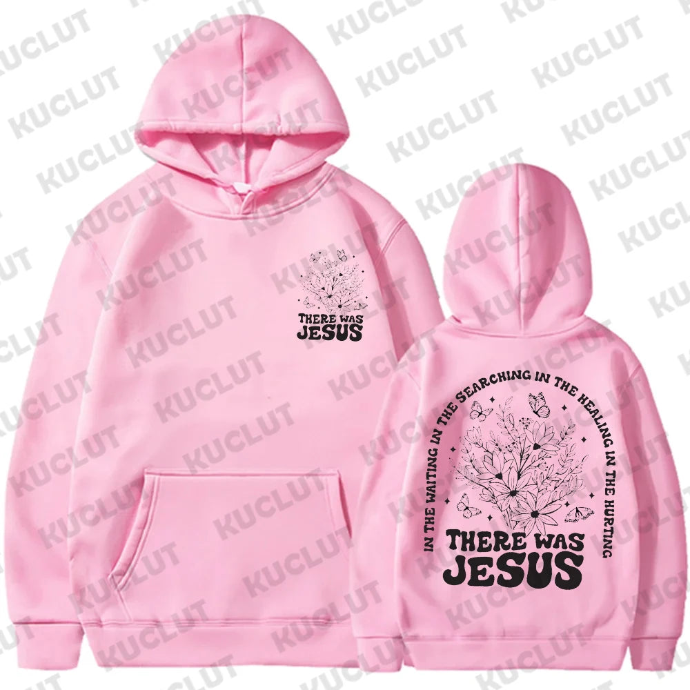 Floral Faith-Based Pullover Hoodie (Christian Apparel)
