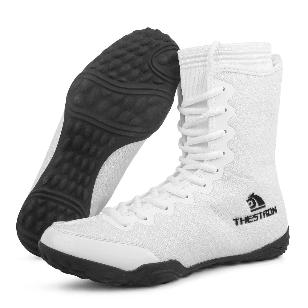 Breathable Professional Boxing/Wrestling Shoes #4