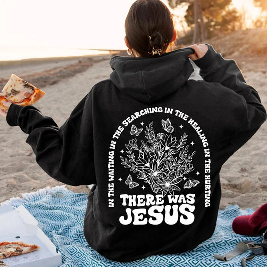 Floral Faith-Based Pullover Hoodie (Christian Apparel)