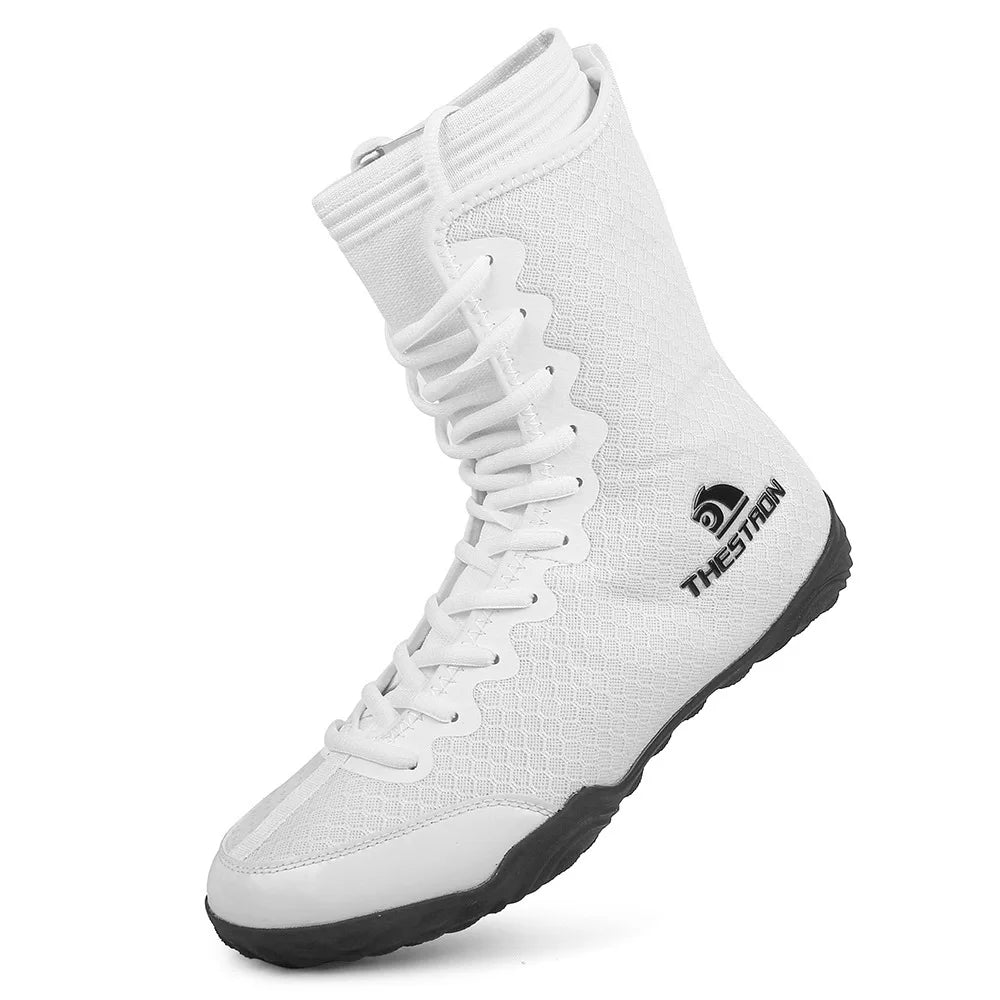 Breathable Professional Boxing/Wrestling Shoes #4