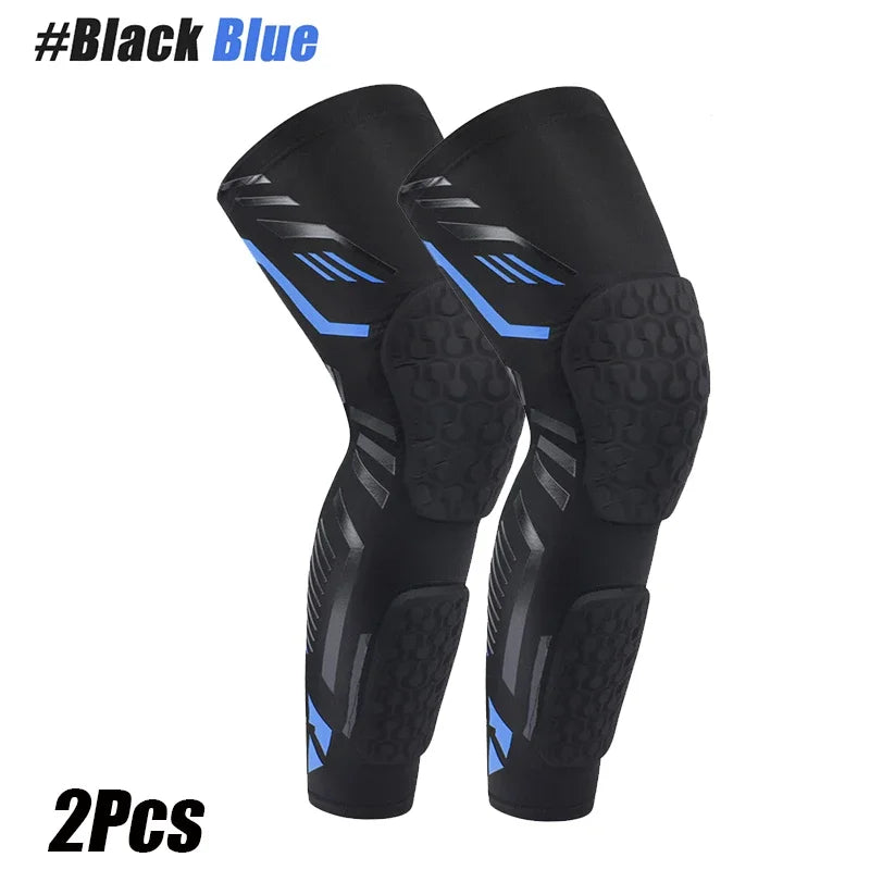 Long Leg Compression Sleeve + Anti-Collision Knee & Calf Pads