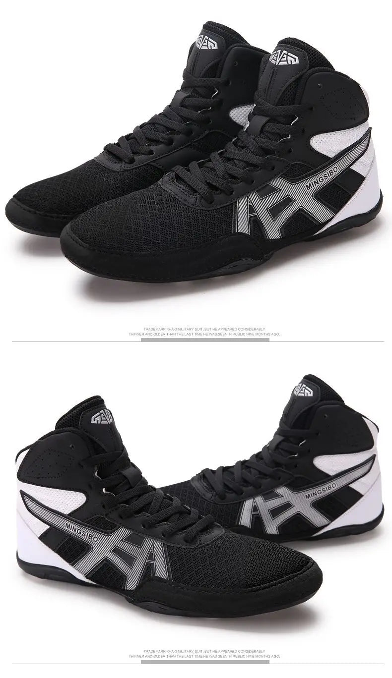 Breathable Professional Boxing/Wrestling Shoes #3