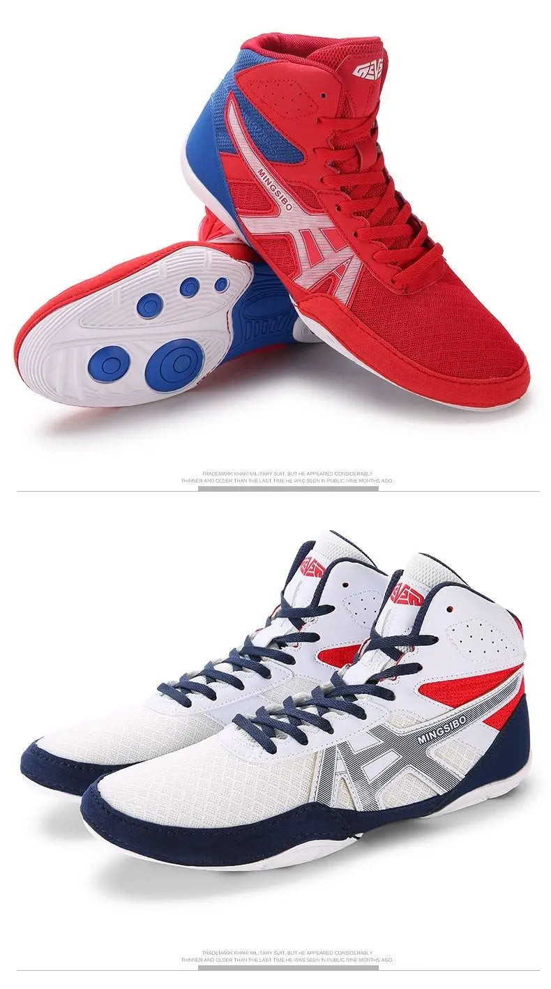 Breathable Professional Boxing/Wrestling Shoes #3