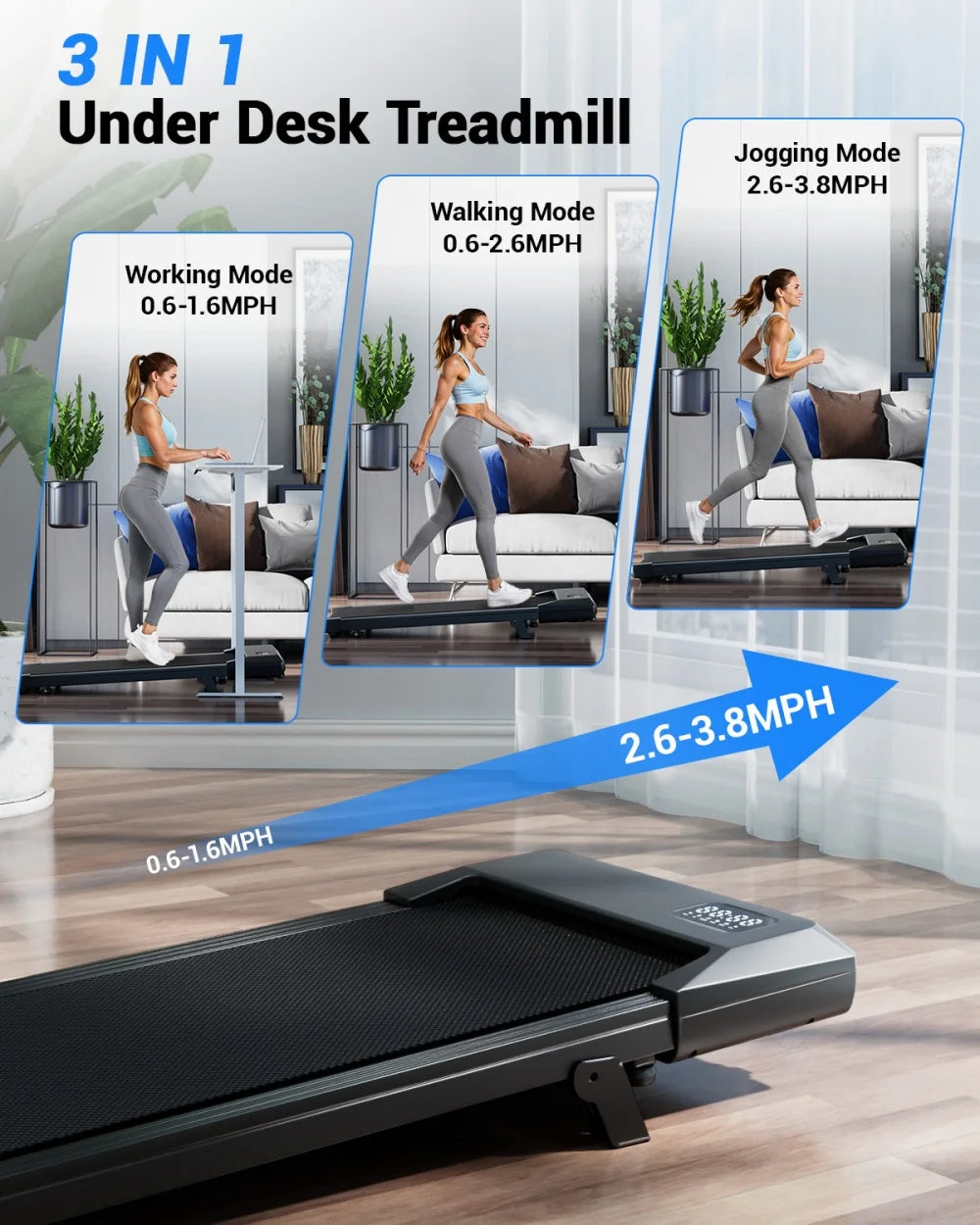 Foldable Smart Treadmill