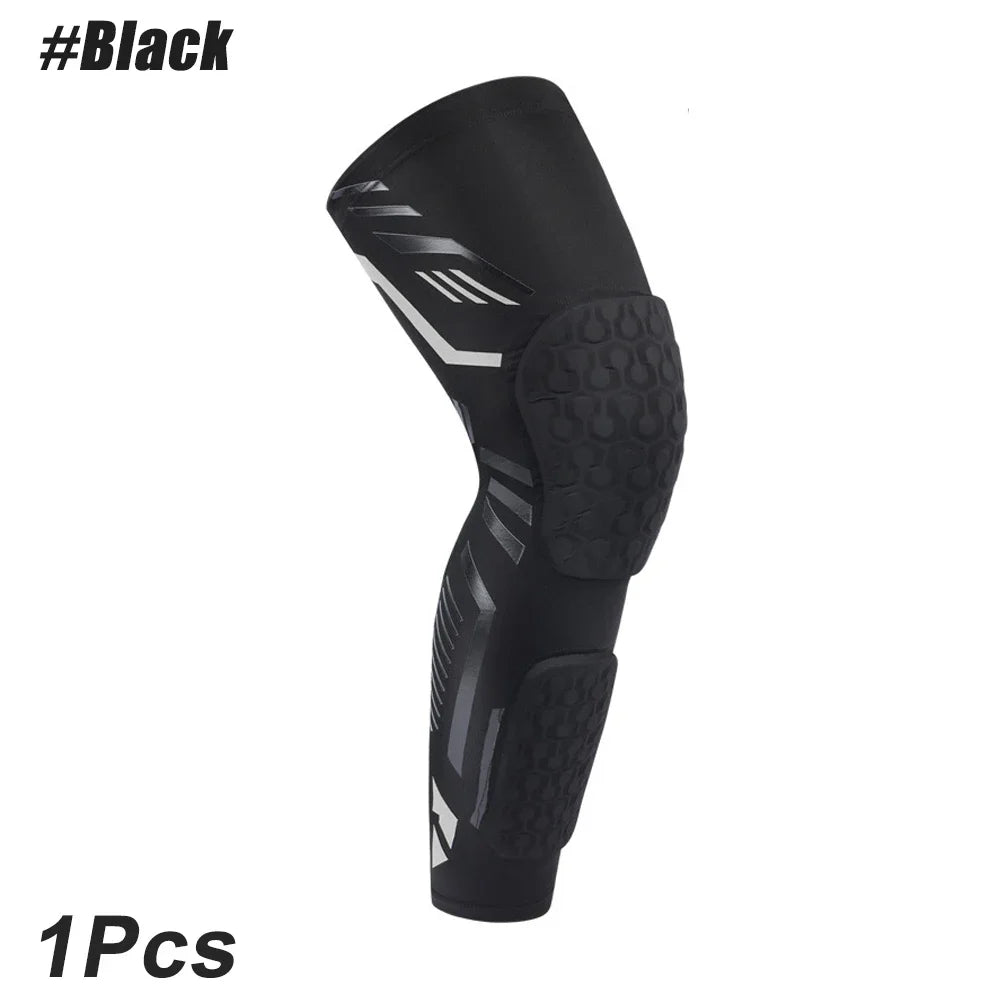 Long Leg Compression Sleeve + Anti-Collision Knee & Calf Pads