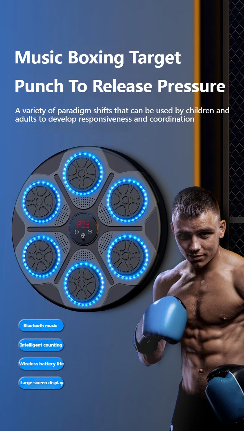 NEW Smart Bluetooth Boxing Machine (Wall Mounted)