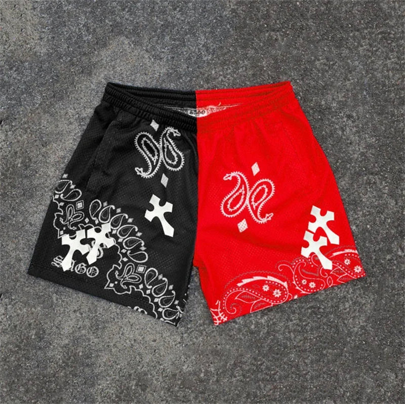 Assorted City of Crosses Logo Workout Shorts