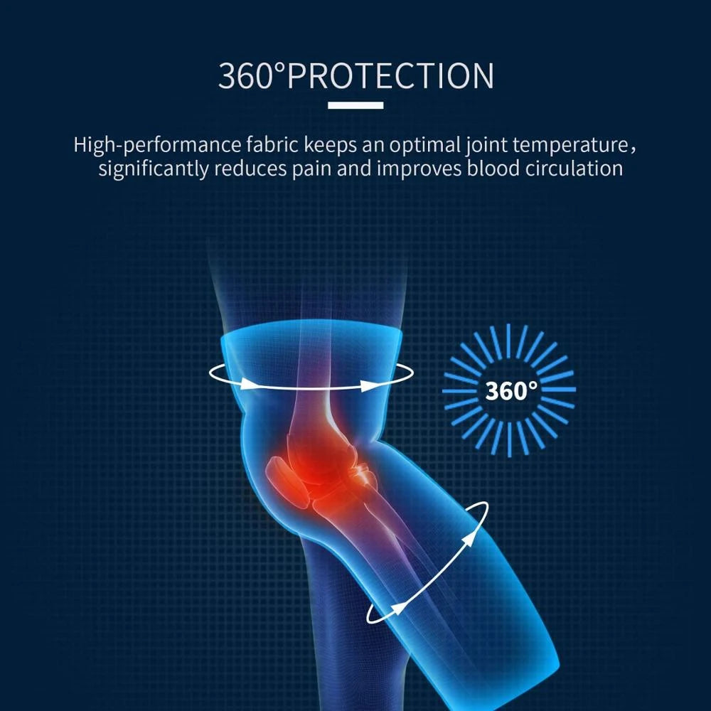 Long Leg Compression Sleeves + Knee Support