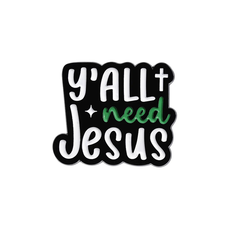 Cute CHRISTIAN Cartoon Enamel Pins