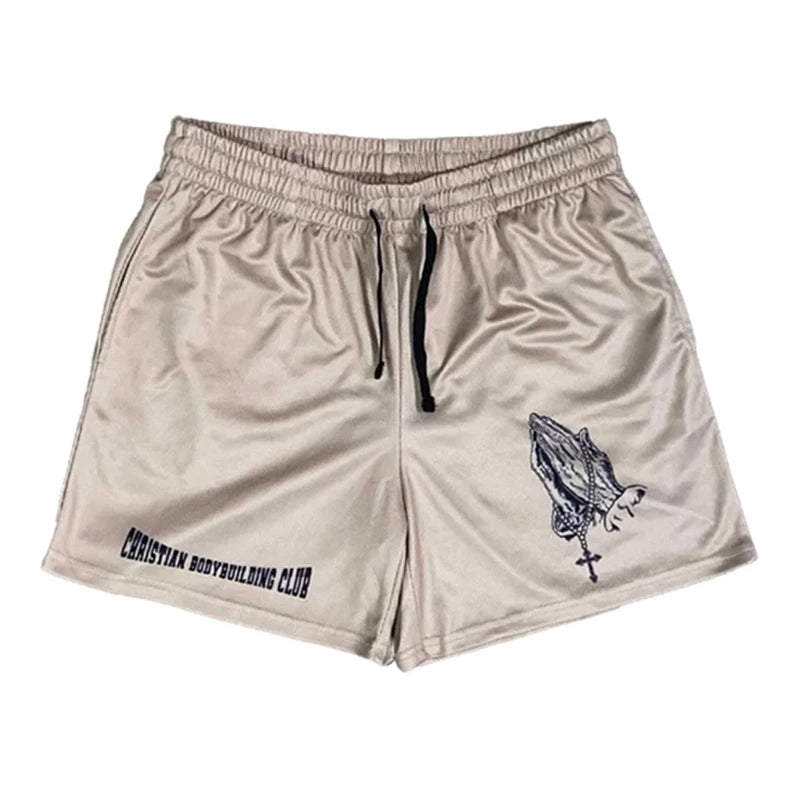 Assorted City of Crosses Logo Workout Shorts
