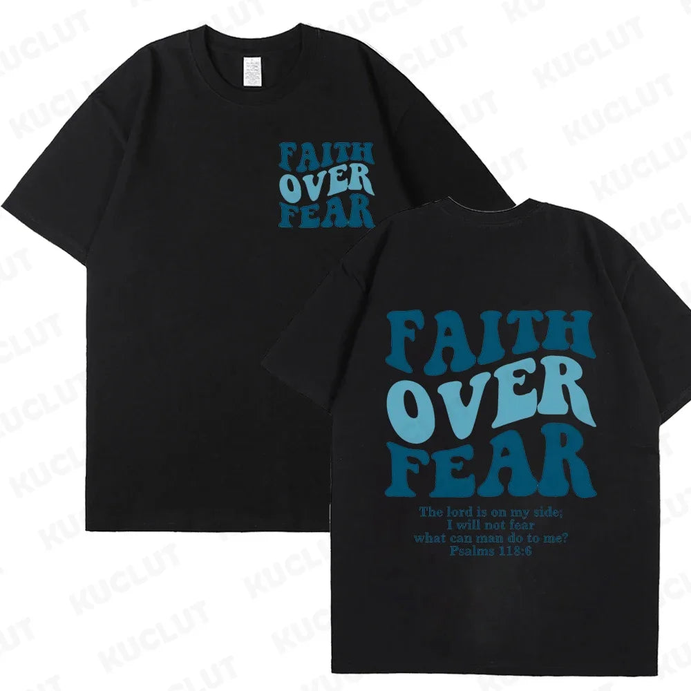 'Faith Over Fear' Graphic Tees (Christian Apparel)