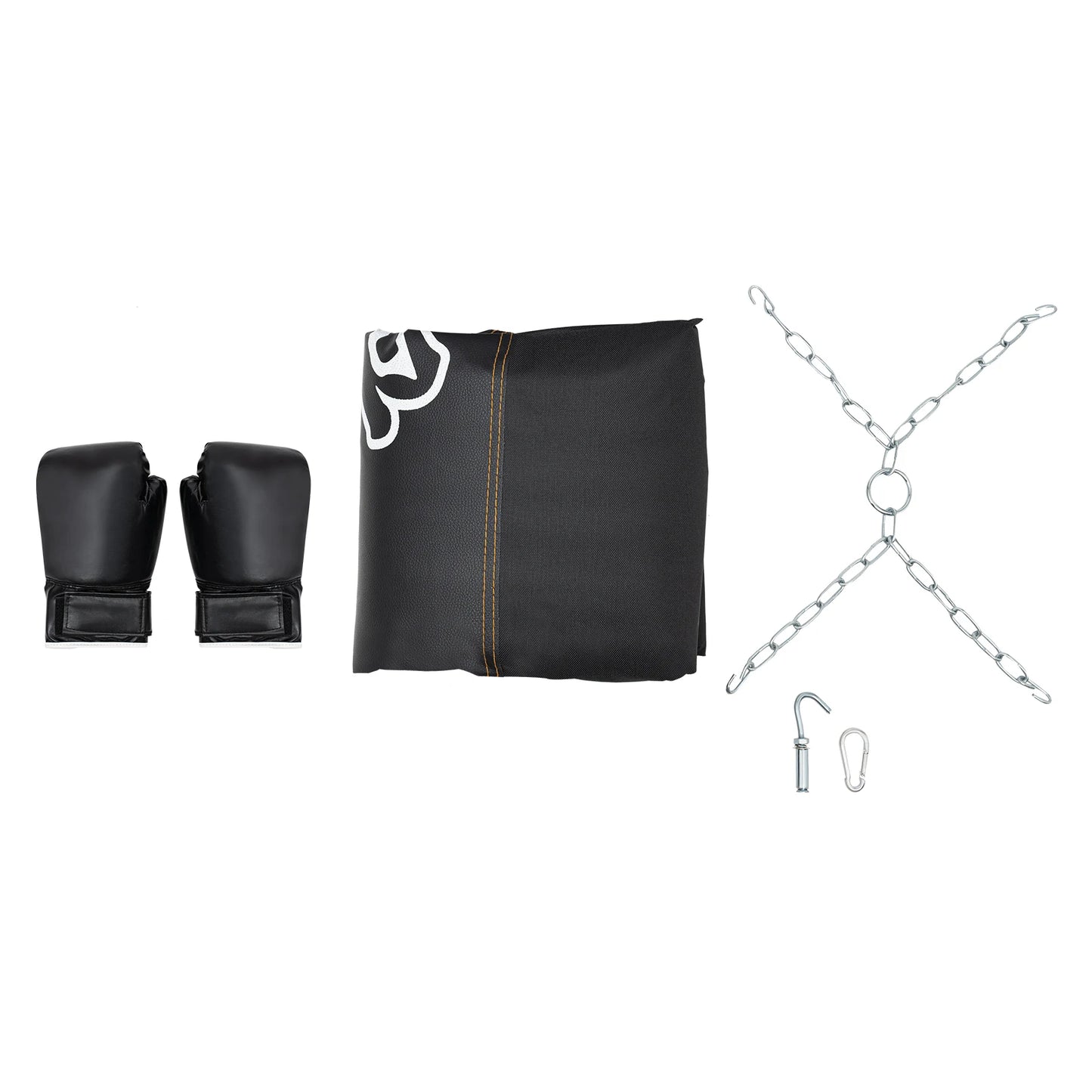 Heavy Boxing Bag w/Metal Chain Hook Carabiner (Unfilled) #2