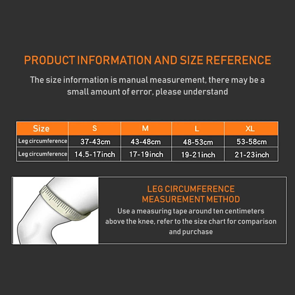 Compression Knee Brace Sleeves (1 Pair)