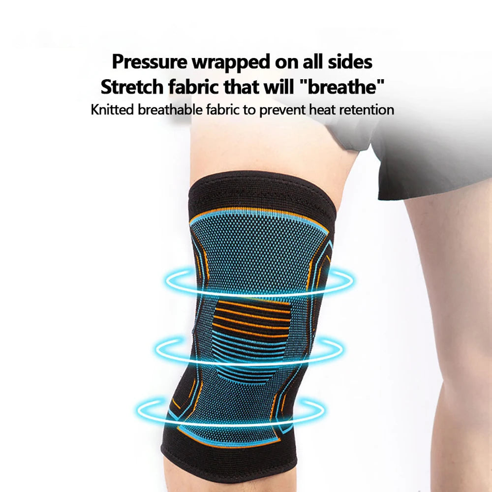 Compression Knee Brace Sleeves (1 Pair)
