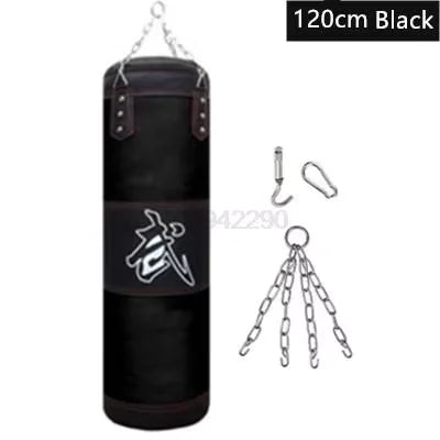 Heavy Boxing Bag w/Metal Chain Hook Carabiner (Unfilled)